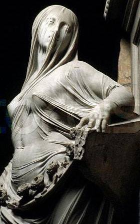 la pudeur,sculpture,italie,lumières,franc-maçonnerie,drapé-mouillé